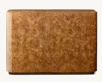 Meubles d'intérieur au design luxueux Table d'appoint rectangulaire en bois massif pour le salon