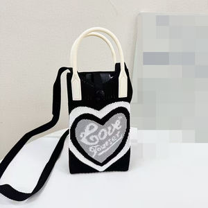 <span class=keywords><strong>Borsa</strong></span> per telefono a tema cartone animato in maglia in colori vivaci Texture morbida per i bambini da amare - Product Image 6