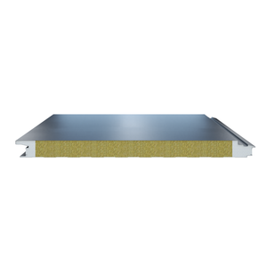 Panneaux de toiture sandwich en laine de roche d'épaisseur 50-200 mm, murs extérieurs modulaires, revêtements en acier de haute qualité, classe <span class=keywords><strong>A1</strong></span>, entrepôt - Product Image 1