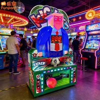 Funpark Kicker, machine de jeu d'arcade à pédalage, équipement de divertissement à monnayeur pour centres de jeux et lieux de divertissement
