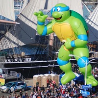 Gros ballon gonflable à l'hélium, personnage de dessin animé de chien volant, ballon gonflable, animaux tigres, mascotte de tortue ninja, parade