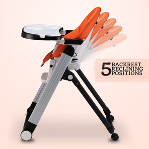 <span class=keywords><strong>Chaise</strong></span> <span class=keywords><strong>haute</strong></span> pliable multifonctionnelle pour enfants, sécurité avant tout, pour la cuisine, le salon, la chambre, l'alimentation des bébés - Product Image 3