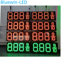 Cambiavalute benzina per stazione di servizio a led per stazione di servizio a benzina