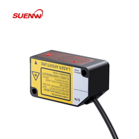 Sensor Jarak Laser Industri Akurasi 5um Output Analog NPN PNP untuk Otomasi Kontrol Kualitas Sensor Perpindahan Presisi