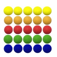 Balles en mousse multicolores pour pistolet jouet, recharge de recharge, rondes de remplacement, balles en mousse PUFoam, lot de 100 pièces
