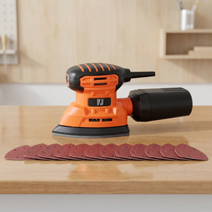 <span class=keywords><strong>Lijadora</strong></span> de ratón <span class=keywords><strong>con</strong></span> cable de 130W al por mayor <span class=keywords><strong>con</strong></span> recolección de polvo y mango de agarre suave para reacondicionamiento de muebles DIY - Product Image 1