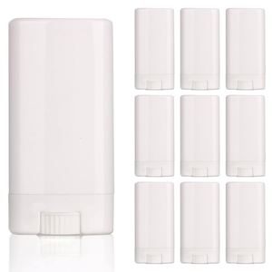 Luxury 15g 50g 75g <b>Customized</b> Empty Sunscreen Lotion Oval PP Plastic Screw Cap Deodorant <b>Lipstick</b> Skin Care Serum Tube Container - Product Image 2