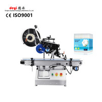 DY Machine électrique d'autocollant de table 2 faces petit applicateur d'étiquettes plates pour boisson nouveau pour verre papier moteur PLC métal Carton