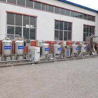 Mini usine de traitement laitier utilisée pour le yaourt lait crème professionnel petit Uht 50l faire prix de la ligne de production de la Machine