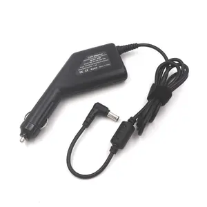 Adaptor portabel catu daya mobil Laptop untuk Sony 19.5V 4,7a 6.0*4.4mm ujung 90W 5v 2,1a