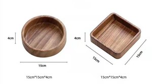 Cuenco <span class=keywords><strong>redondo</strong></span> de madera de acacia, apto para especias, inmersión, salsa de tomate, jam, preparación, <span class=keywords><strong>aceitunas</strong></span> y salsa, venta al por mayor - Product Image 5