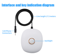 Reloj Despertador con Vibración y Recordatorio de Llamadas Entrantes para Personas con Discapacidad Auditiva, con Pantalla LED de Tiempo, Batería Recargable de 1200 mAh y Conector de 3.5 mm