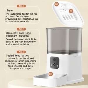 Großhandel 6L Automatic <span class=keywords><strong>Pet</strong></span> Feeder Multifunktion ale zeit gesteuerte Smart <span class=keywords><strong>Pet</strong></span> Feeder Sprach kamera Integrierte Dog Cat Automatic <span class=keywords><strong>Pet</strong></span> Feeder - Product Image 3
