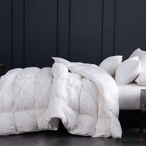 Khách sạn năm sao bộ đồ giường xuống <span class=keywords><strong>Comforter</strong></span> 95 ngỗng Trắng xuống tất cả Quilted vịt xuống Duvet lõi mùa đông xoắn hoa Duvet - Product Image 3