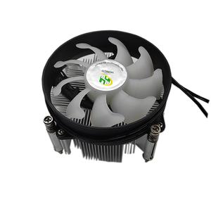 High Density Extruded Aluminum Fin Round Cpu Heatsink with 4pin PWM RGB Fan for 1156 1155 1151 1150 1200 Cpu Cooler - Product Image 4