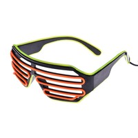 Lunettes LED clignotantes FY pour soirées dansantes et concerts – Couleurs et tailles personnalisables – Matériau PVC
