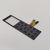 Keyboard Switch Membran Foil Logam Tahan Air dengan Casing, PET, dan Kabel FPC yang Fleksibel