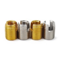 Carbon Steel Stainless Steel Helical Coil Wire Ensat Slotted Type Bushing Self Tapping Thread Inserts for Thread Repair