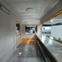 Camionnette de restauration rapide mobile personnalisée pas chère, mini-kiosque de rue pour pizzas, burgers, frites, café, glaces, en fibre de verre et aluminium