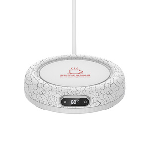 Calentador de tazas eléctrico portátil más nuevo, posavasos de PP termostático de 80 grados, calentador de tazas de café inteligente alimentado por USB para uso de oficina - Product Image 6
