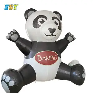 3m Outdoor-Dekoration Riesen aufblasbare Panda Maskottchen Tier kostüm für Erwachsene