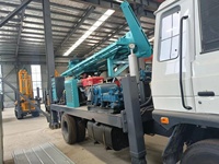 Foreuse de puits d'eau sur camion 350M 300M, machine de forage de puits