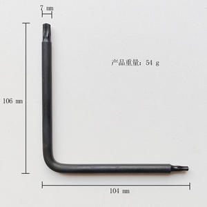 L Shape <b>Screwdriver</b> T40 Star Torx 106 Mm Magnetic Right <b>Angle</b> Dual End Metric Tool For Precision Repair - Product Image 1