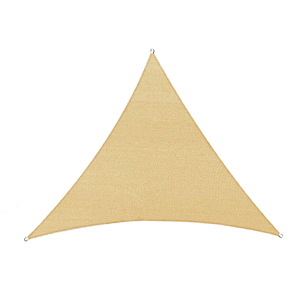 Tissu respirant permettant la circulation libre de l'eau <span class=keywords><strong>et</strong></span> de l'air, tissu 180 GSM, beige, 3x3x3m, voile d'ombrage triangulaire robuste - Product Image 2