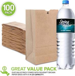 <span class=keywords><strong>Bolsa</strong></span> de Papel Kraft Marrón <span class=keywords><strong>para</strong></span> Almuerzo, Bolsas Desechables <span class=keywords><strong>para</strong></span> Almuerzo, Tamaño Pequeño, <span class=keywords><strong>Bolsa</strong></span> <span class=keywords><strong>en</strong></span> Blanco <span class=keywords><strong>para</strong></span> Niños, Ideal <span class=keywords><strong>para</strong></span> un Sándwich, Comida <span class=keywords><strong>para</strong></span> Llevar - Product Image 2