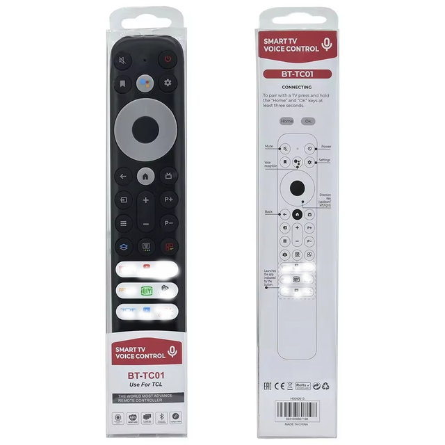 New BT-TC01 Universal Remote Control for TCL Smart Voice TV Telecomando RC902V FMR1