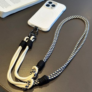 Lanière en polyester tissé durable en gros pour téléphones avec sangle de <span class=keywords><strong>cou</strong></span> à double verrouillage, <span class=keywords><strong>cordon</strong></span> anti-perte coloré fait à la main - Product Image 6
