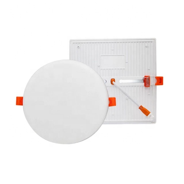 High Lumens Ceiling Panel Led Light Round Frameless 9W 18W 24W 36W Led Panel Light Free Opening Hole Panel Light