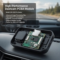 Carte PCBA de caméra embarquée pour voiture, personnalisation PCBA, carte mère DVR avec emplacement pour carte SD pour enregistreur vidéo de véhicule