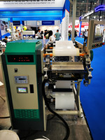 Machine de revêtement thermofusible de bureau, mini-applicateur thermofusible à largeur réduite pour la fabrication d'échantillons de ruban adhésif