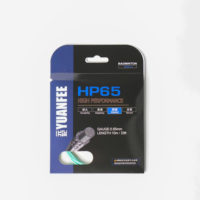 Cordage de badminton YUANFEE HP65 0,65 mm, jauge fine, haute résistance et contrôle optimal, durable pour l'entraînement
