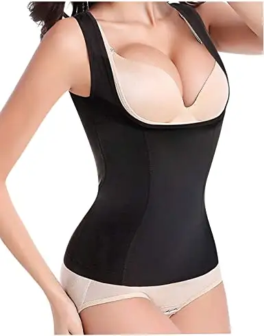 Factory direct Women's Neoprene Underbust Corset Tops Waist Trainer Tummy Control Shapwear Slimming Body