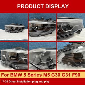 J ONE Nuovi Accessori Auto Interruttore Giallo Bianco per Fari Abbaglianti per BMW Serie 5 M5 G30 G31 <span class=keywords><strong>F90</strong></span> 2017-2020 - Product Image 4
