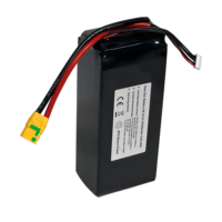Batterie solide jusqu'à 420 Wh/Kg, 22,2 V 6S 47000 mAh 52000 mAh, batterie Lipo QS-8S pour drone industriel et commercial