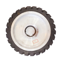 Roue en caoutchouc pour ponceuse à bande verticale 2100, accessoires de roue en caoutchouc pour machine à polir, meuleuse, machine à polir, outil de machines en pierre