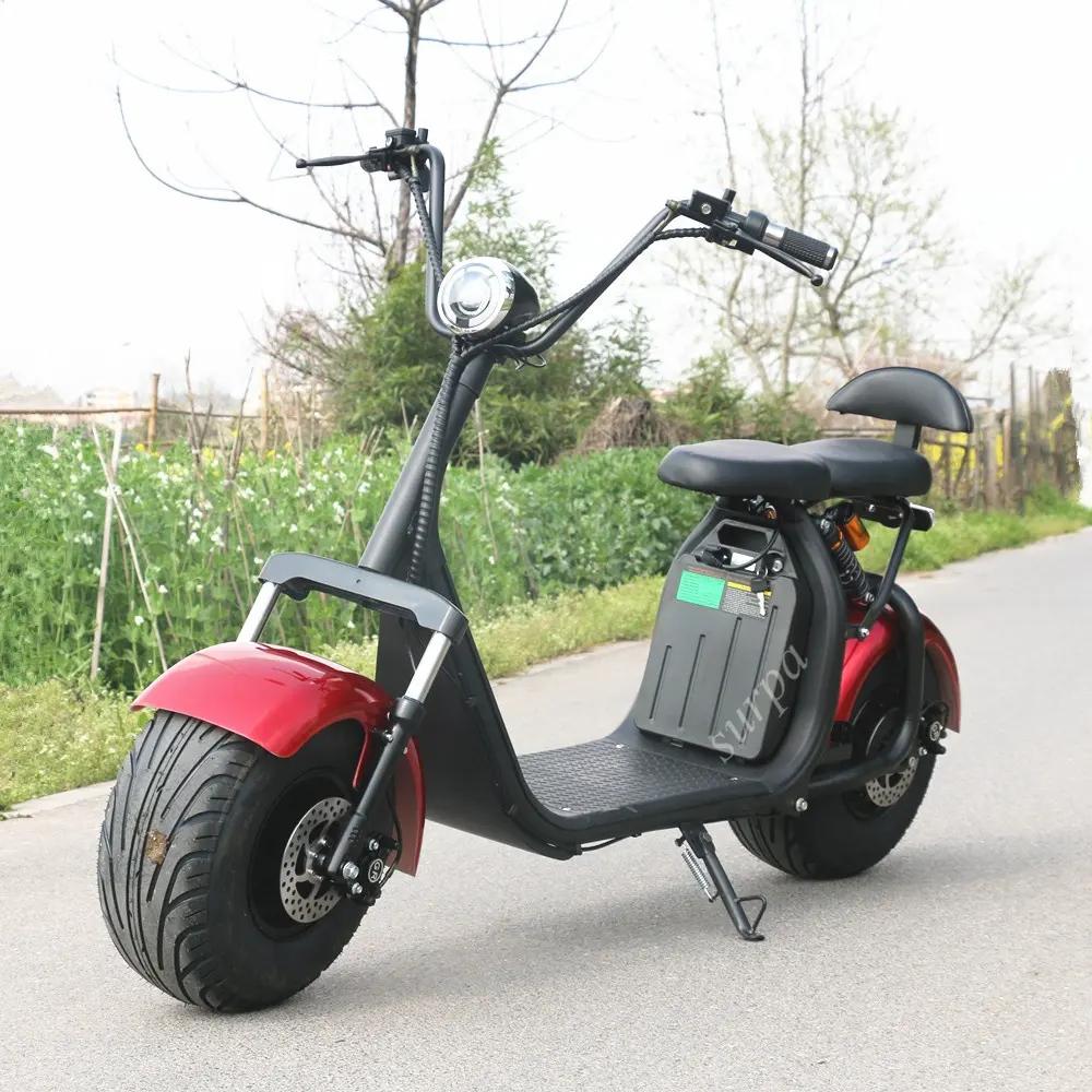 2000w 3000w 60v1 2ah/20ah batteria al litio grasso pneumatico citycoco scooter elettrico ad alta velocità/scooter elettrico città coco