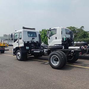 Qingling Isuzu FTR 10-15ton <span class=keywords><strong>Chassis</strong></span> lebar kabin dengan tempat tidur Euro 5 4HK1 mesin harga murah - Product Image 3