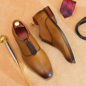 Chaussures Homme Vintage en Cuir Véritable Sculpté, Respirantes et Légères, Idéales pour Mariage et Automne – Vente en Gros - Product Image 2