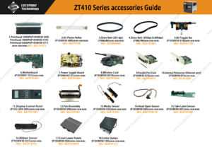 P1105147-018 de capteur d'étiquettes de prise pour <span class=keywords><strong>Zebra</strong></span> ZT400 ZT411 <span class=keywords><strong>ZT421</strong></span> Series P1058930-077 - Product Image 3