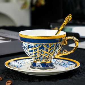 Stunning High End Exquisite European Bone China Coffee Cup Designer Niche <b>Light</b> Luxury Elegant British Tea Cup - Product Image 6