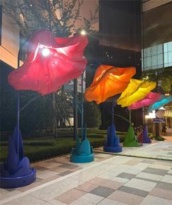 Q119 2023 desain kreatif tubuh induksi penginderaan listrik membuka dan menutup bunga <span class=keywords><strong>2.3</strong></span> Meter taman taman Mall dekorasi - Product Image 1