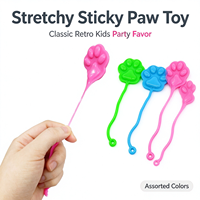 Jouet classique coloré en plastique extensible à griffes collantes, jouet sensoriel animal, jeu de claquettes et de pinces, idéal pour les fêtes et le soulagement du stress