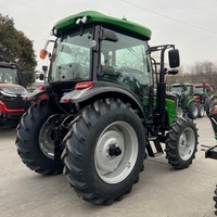 Tracteur agricole YTO diesel 4x4 à transmission par engrenages, 70HP, 80HP, 90HP, 100HP, NOUVEAU modèle 2026, avec accessoires de chargeur frontal, à prix abordable, à vendre