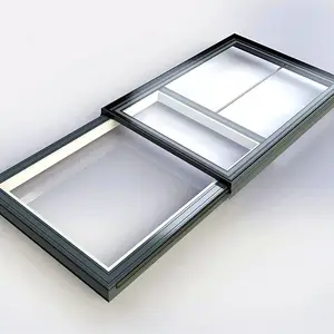厂家批发铝合金天窗双层钢化玻璃门窗厂家