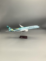 Modèle d'avion B787 de 47 cm, échelle 1:145, en résine, personnalisable, jouet Etihad pour les amateurs d'avions avec lumières LED