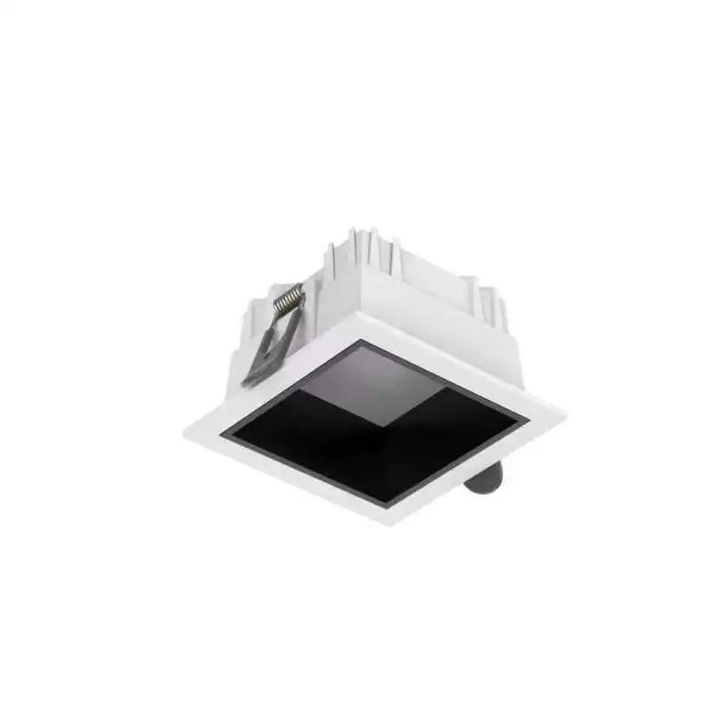 5 7W 10W 사각형 led downlight 2X7W 2X10W 눈부심 방지 스팟 조명 천장 아래 조명 실내 조명 가정용 사각형 led 천장 램프